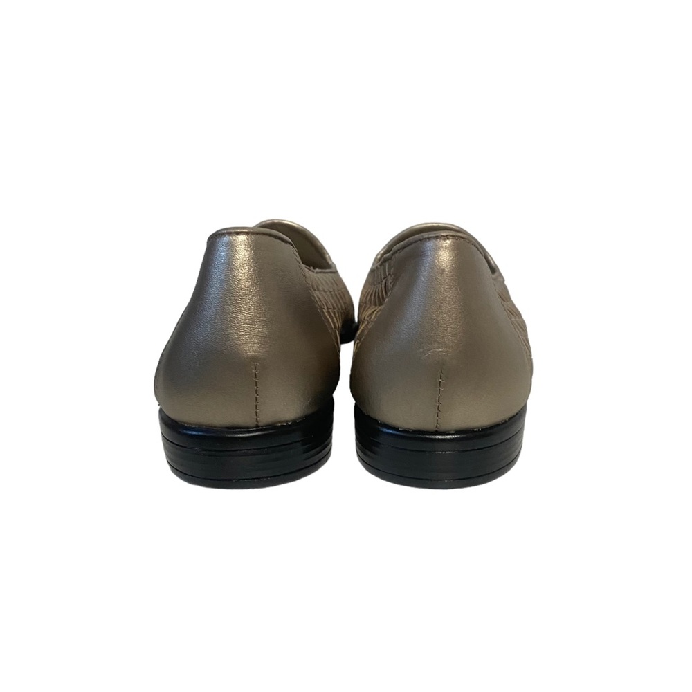 Trotters Metallic Woven Loafers in Gold and Silver Tones - Picture 8 of 11